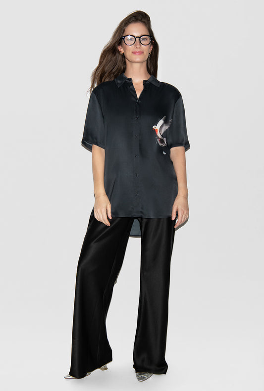 SHORT SLEEVE BOYFRIEND SHIRT 2.0 BLEEDING DOVE
