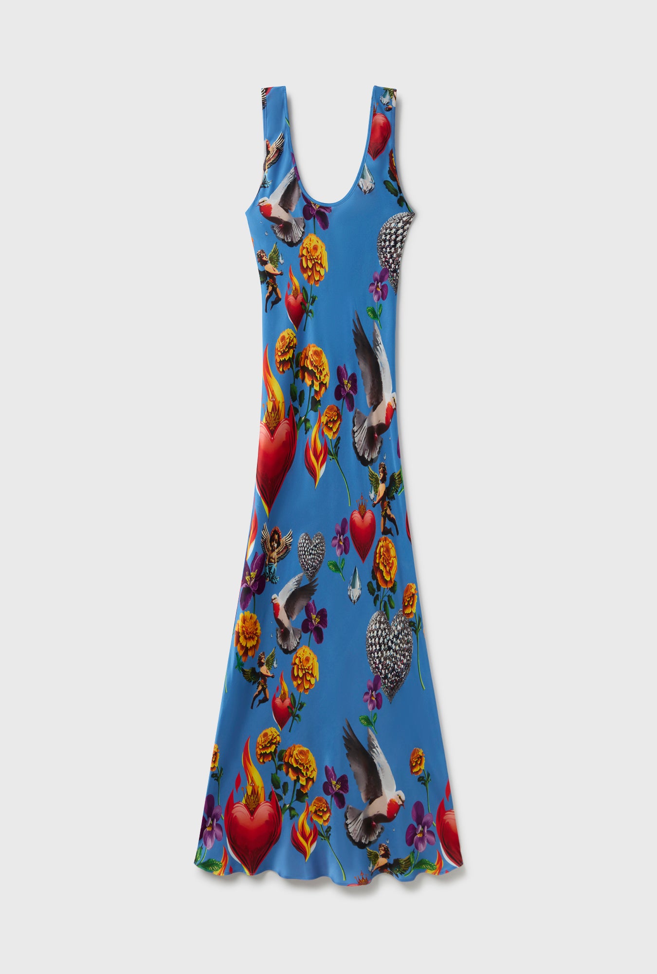 SCOOP NECK DRESS DEARLY BELOVED MIRAGE