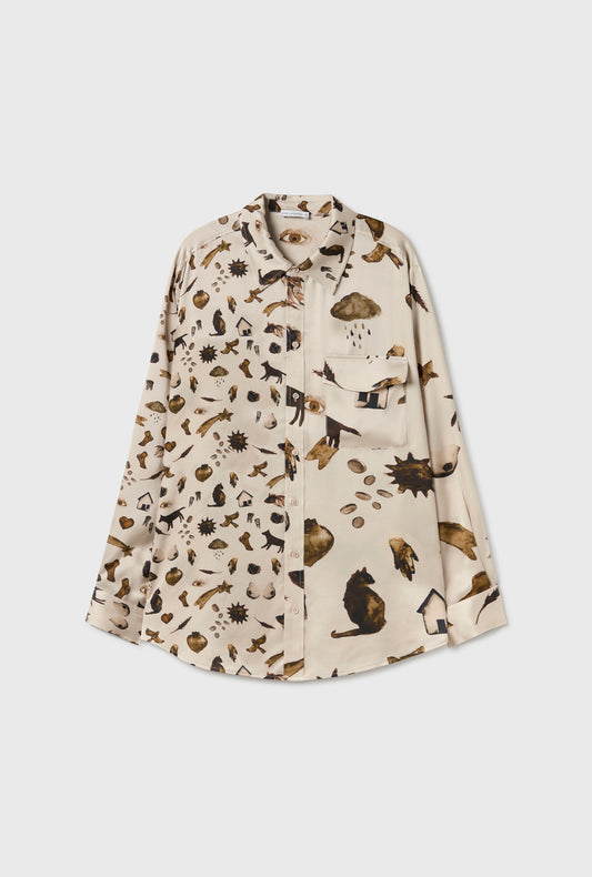BOYFRIEND SHIRT 2.0 MIRACLES HAZELNUT