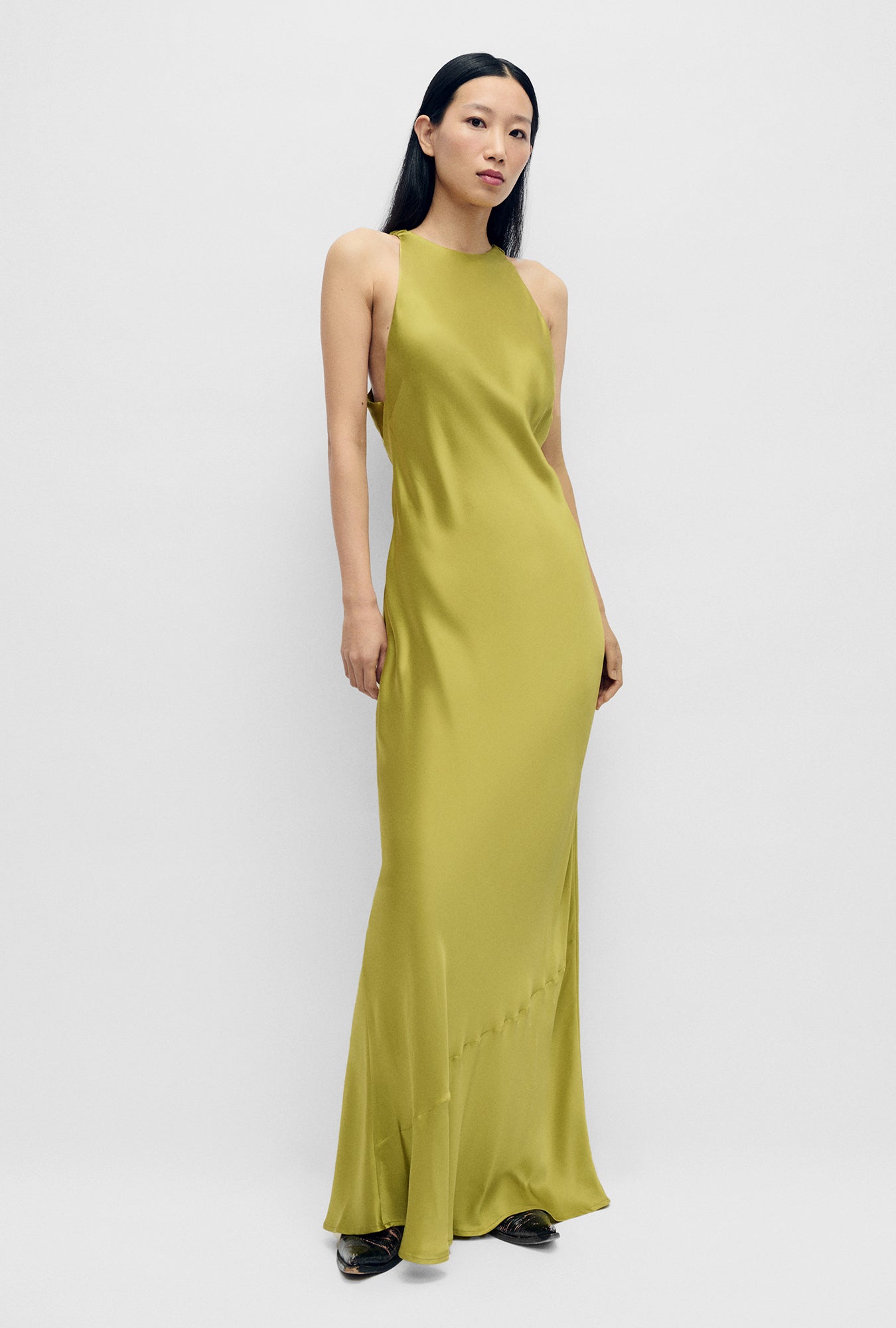 HIGH LOW DRESS CACTUS